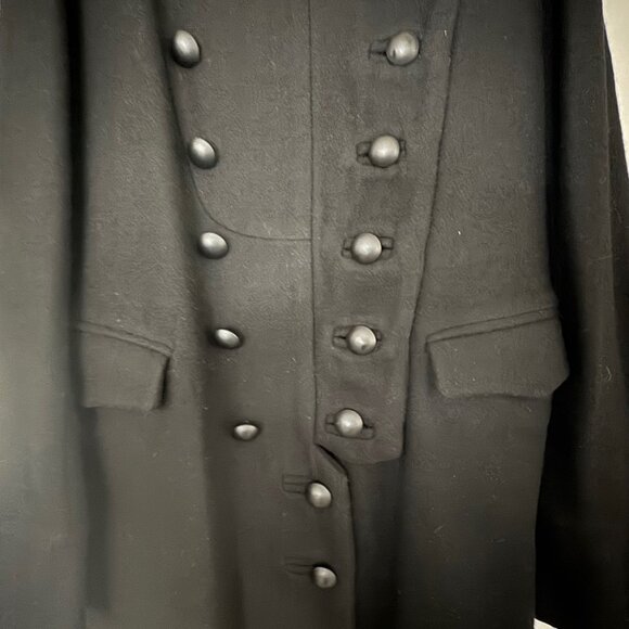 Brand New, never worn, Lerario Beatriz Black Wool Coat!!!! - Picture 7 of 16
